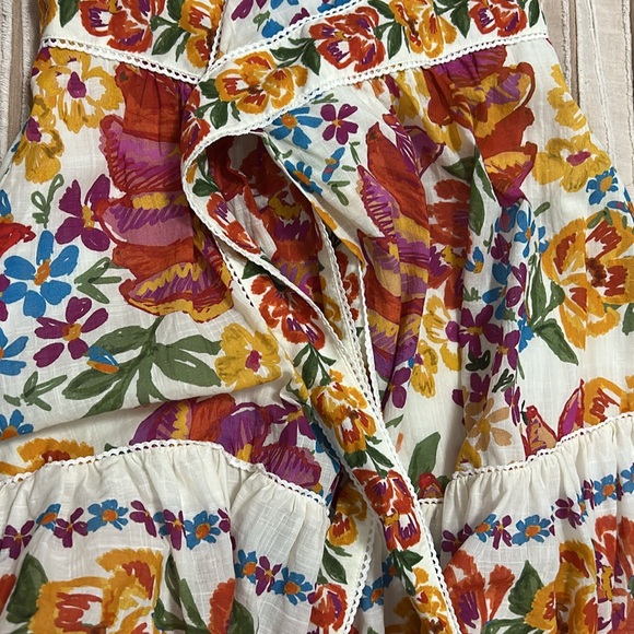 FARM Rio x Sezane Floral Wrap Mini Dress - Picture 4 of 5